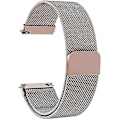 Miniatyrbilde 1 av 5: For Garmin Vivomove Style/GarminMove Style Mesh Erstatningsrem Magnetisk Smart Watch Band (20mm)