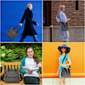 Miniatyrbilde 2 av 7: Canvas Tote Bag Skulderveske Crossbody Bag Liten Håndveske Multi-lomme Topphåndtak Arbeidsvesker for Kvinner {GKS}