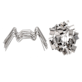 Miniatyrbillede 2 af 4: 100 stk. Glasine W-Klemmer Drivhusglas Drivhus Drivhusglas W Wire Klemme Drivhusklemmer Glas