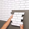 Pikkukuva 4 / 5: 3d 10 laattaa itseliimautuvat kylpyhuoneen seinälaatat paksumpi itseliimautuva backsplash keittiöön enemmän liimaa V