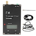 Pikkukuva 1 / 5: 500mW FM-lähetin LCD-näytöllä 2000M 500mW 88-108MHz FM-stereolähetin USB Type C -portilla