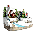 Miniatyrbilde 1 av 5: Julbyhus, LED-opplyst vinterjulby