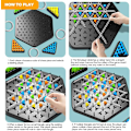 Miniatyrbilde 7 av 8: Kjede Trekant Sjakk Splendor Duell Brettspill Strategispill[GKS]