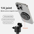 Pikkukuva 2 / 11: Vahva magneetti magneettiselle kontaktipohjalle, reiän siirto 17m 1/4 adapter 1/4 adapter