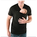 Pikkukuva 1 / 2: Vauva Kenguru Iso Tasku T-paita Musta Mies Musta Mies Black Man 4XL