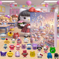 Miniatyrbillede 4 af 5: Samleobjekt Animefigurer Blind Box 24 Styk Julekalender Perfekt til Jul og Ferier Hello Kitty