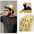Miniatyrbilde 4 av 4: Ny krokodille Baseball Caps Legering Dollar Flatbrättad Hatt Hip-hop Hatt 1