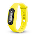 Miniatyrbilde 1 av 3: Fitness Tracker LCD Digital Steppmåler Gåskritt Kalorikalkulator Armbåndsur db Yellow