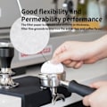 Miniatyrbillede 2 af 2: 500 stk. kaffefilter rundt filter til kaffemaskine engangs kaffe te filter 64mm[GKS]