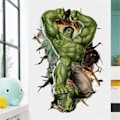 Pikkukuva 1 / 5: Superhero-seinätarra Hulk - Erinomainen vinyyli