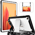 Miniatyrbilde 2 av 4: Glanset Overflate Etui for Samsung Tab A7 10.4 Tommer med Avtakbar Skulderstropp, Justerbart Stativ, Oppbevarings Mini-veske, Fullt Beskyttende Etui
