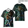 Pikkukuva 4 / 4: The Legend of Zelda Tears of the Kingdom T-paita miehille, muoti lyhythihainen unisex pyöreäkauluksinen löysä t-paita lapsille style2 style2 xxl