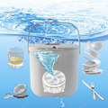 Miniatyrbild 2 av 11: Mini Diskmaskin Portabel Bänkdiskmaskin Djuprengöring för Köket washing machine 1pcs