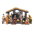 Miniatyrbild 1 av 5: Julkrubba Jesus Födelse Staty Resin Figur Dekoration Hem Kontor Skulptur Ornament Gåvor