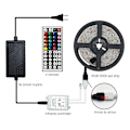 Miniatyrbilde 3 av 5: Meter - LED-lysstripe med RGB / Lysstreng / LED-stripe Multicolor multicolor