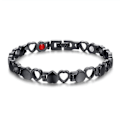 Miniatyrbilde 4 av 9: 2 stk. Magnetiske armbånd Titanstål MULTIFARGET multicolor