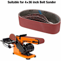 Miniatyrbillede 5 af 5: Slibebånd 100 x 915 mm 80 120 150 240 400 Grov/Fin Korn Slibebånd til båndsliber (10 stk)
