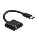 Miniatyrbild 1 av 8: USB-C Adapter / Splitter USB-C & AUX-port