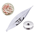 Miniatyrbild 1 av 4: Rostfritt stål DIY Handgjorda Hantverk Sömnad Stickning Vävning Verktyg Tatting Shuttle Mengxi