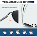 Miniatyrbillede 3 af 5: Solbriller, -Herre-Dame-Pilot-Polariserede Pilotbriller