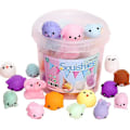 Pikkukuva 1 / 5: 24 kpl Squishy Lelut Söpöjä Eläimiä Antistressipallo Mochi Lelu Stressinlievityslelut{GKS}