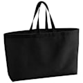 Pikkukuva 1 / 4: Westford Mill Canvas Oversized Tote Bag Yksi Koko Musta Musta Black One Size