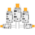 Miniatyrbild 1 av 5: 5-pack 2W G4 LED-lampor, 3000K varmvit, 200lm, 12V