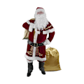 Miniatyrbillede 7 af 7: Julemandskostume til mænd 12 dele sæt julefest cosplay XXL