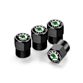 Pikkukuva 1 / 5: 4 kpl Auton Pyörän Rengasventtiilin Suojukset Pölysuojat Tarvikkeet Skoda Octavia Rapid Kodiaq Karoq Fabia Kamiq Superb Derivative Vision-Perfet -malleille 4pcs Black