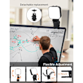 Miniatyrbilde 4 av 5: 64 LED Oppladbar Selfie-lys - 5 Lysmoduser Telefon Ringlys Mini Bærbar Clip-on Fylllys[GKS]