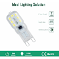 Miniatyrbillede 3 af 5: G9 pære koldt hvidt lys 6000K G9 LED 3W svarende til en 33W halogenpære AC 220V - 360° spredningsvinkel 6 stk