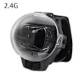 Pikkukuva 1 / 7: 2.4G Mini RC-autokellolelu LED-valolla Sähköinen induktiokello Plussinen pupu Koira Ravun RC-auto Poikien ja tyttöjen lelulahja black