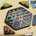 Pikkukuva 2 / 8: Triggle Kuminauhapeli Strategiapeli Opettavainen Lelu Ketjupeli Kolmiomainen Shakki