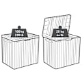 Miniatyrbillede 8 af 10: Keter Dynbox City 113 L Anthracite Anthracite