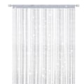 Miniatyrbilde 1 av 5: Trådgardin Dørmoskitonett, Elegant Skillevegg Duskgardin for Hjemmedekor, Separator for Dører og Vinduer, Hvit (100x200cm)