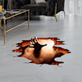 Miniatyrbillede 3 af 5: Gulvsticker, AFH1112, 25X70cmX2 stk-