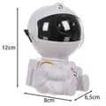 Miniatyrbilde 2 av 8: Nattlampe - Stjerneprojektor med LED-lampe - Astronaut