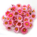 Miniatyrbillede 7 af 8: 100 stk. 2,5 cm Mini Tusindfryd Dekorativ Blomst Kunstige Sideblomster Festdekoration Boligindretning