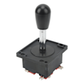 Miniatyrbilde 7 av 8: Arcade joystick svart oval kulehode Klassisk DIY håndtak joystick for spillmaskin
