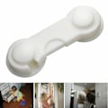 Miniatyrbilde 4 av 7: Skapsikringer for babyer 10 stk, Barnesikring Babysikkerhetslåser, barnesikringer for skap, Sterkt lim Ingen boring-Holdbar-Multifunksjonell for