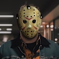 Pikkukuva 4 / 5: Naamio Cosplay Halloween-asu Naamio Rekvisiitta Kauhu Jääkiekko Keltainen