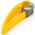 Miniatyrbild 5 av 5: Stålskivar för mat Banan Jordgubbe Grönsaker Frukt Slicer Handhållen