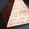 Miniatyrbild 3 av 4: Kreativ retro metall pyramid askkopp med vindskyddat lock, för inomhusbruk