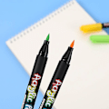 Miniatyrbild 3 av 4: 36 Färger Akrylpennor Penslar Marker Penna, För Stenmålning, Sten, Keramik, Glas, Trä, Canvas, DIY Konstmaterial Konstmarkörer