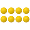Miniatyrbillede 6 af 8: 42,6 mm Golfbold PU Blød Monolags Golf Træningsbold til Indendørs Træningstilbehør Gul 20 stk. 0.2
