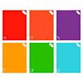 Miniatyrbild 5 av 7: Skärbräda Set BPA-Fri Antibakteriell Plast - Diskmaskinsäker Multicolor multicolor