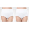 Pikkukuva 2 / 3: Korkeavyötäröiset alushousut (5 kpl) Valkoinen White XXL