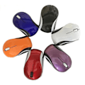 Miniatyrbilde 3 av 3: Mini liten trådløs mus for reise optisk bærbar trådløs minimus med USB-mottaker for PC bærbar PC - Black