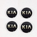 Pikkukuva 2 / 2: KIA04 - 58MM 4 kpl Keskikupit KIA Hopea Silver one size