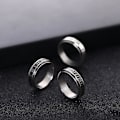 Miniatyrbillede 3 af 5: anti stress fidget spinner roterende ring ringe Size 8 / 18.2 mm Size8/18.2mm